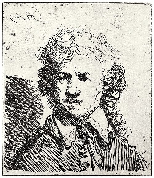 Rembrandt van Rijn SelbstPortrait 14 Wandbild