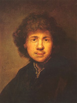 Rembrandt van Rijn SelbstPortrait 1 Wandbild