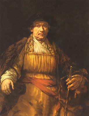 Rembrandt van Rijn SelbstPortrait 7 Wandbild