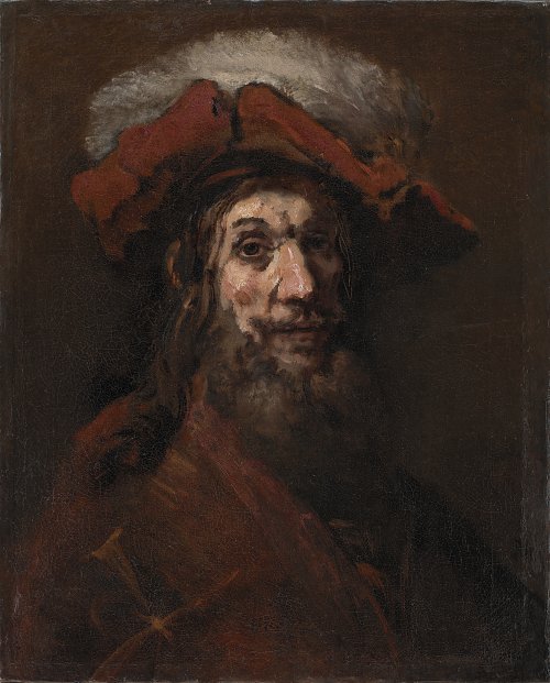 Rembrandt van Rijn Sketch for The Knight with the Falcon, known as The Crusader Wandbild
