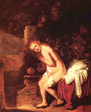 Rembrandt van Rijn Susanna im Bade Wandbild