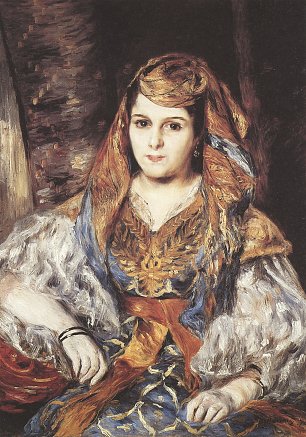 Auguste Renoir Algerische Frau Wandbild