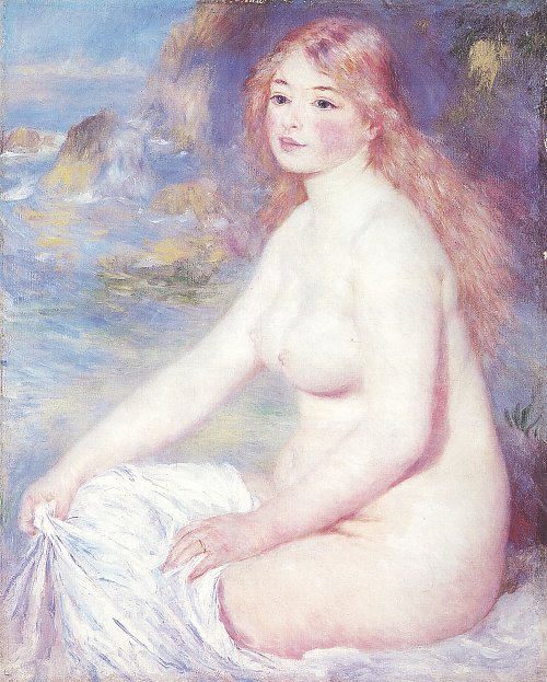 Auguste Renoir Badegast 1 Wandbild