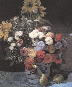 Auguste Renoir Blumen in einer Vase Wandbild