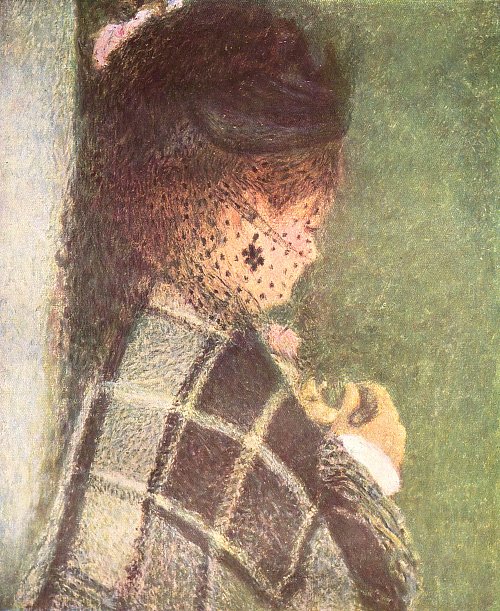 Auguste Renoir Dame mit Schleier Wandbild