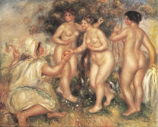 Auguste Renoir Das Urteil des Paris 3 Wandbild