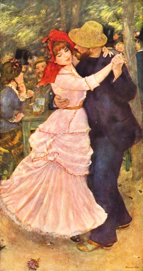 Auguste Renoir Der Tanz in Bougival Wandbild