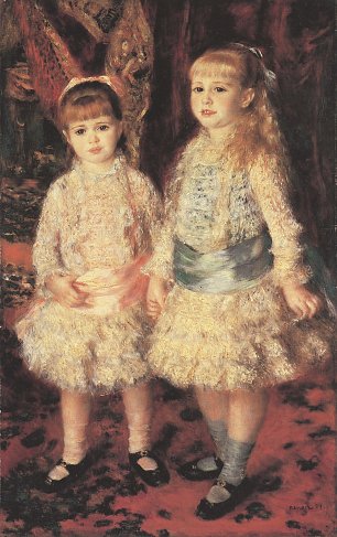 Auguste Renoir Die Cahen d Anvers Maedchen Wandbild