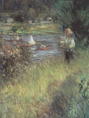 Auguste Renoir Die Seine in Chatou Detail Wandbild