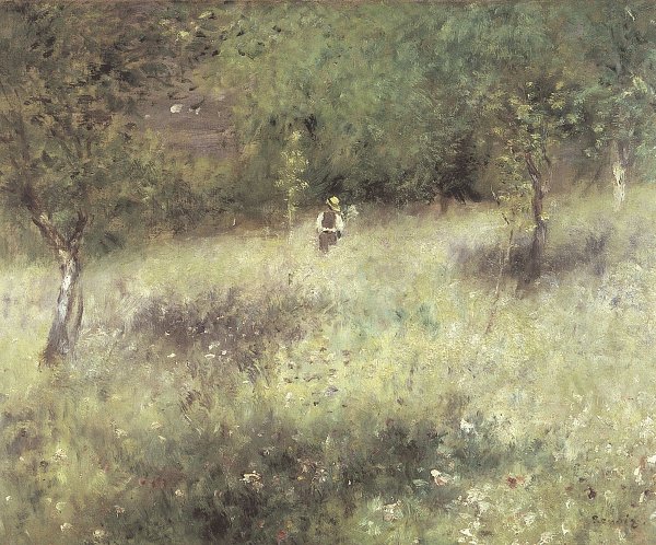 Auguste Renoir Fruehling in Chatou Wandbild
