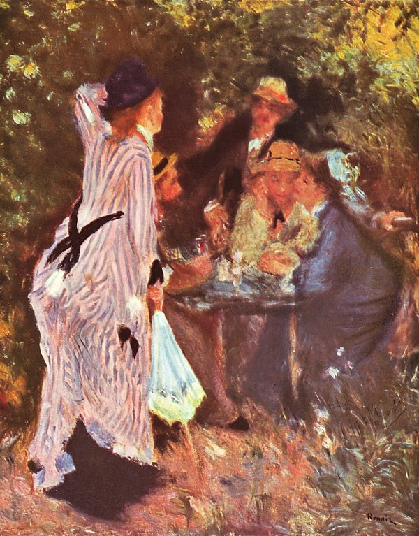 Auguste Renoir Im Garten Wandbild Auf Leinwand Acrylglas Kaufen