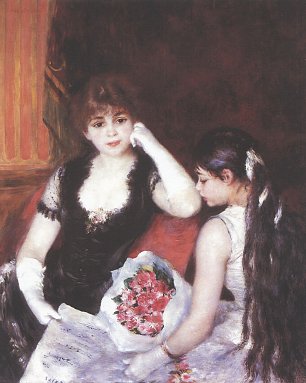 Auguste Renoir In der Loge Wandbild