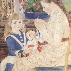 Auguste-Renoir-Kindernachmittag-in-Wargemont-Detail