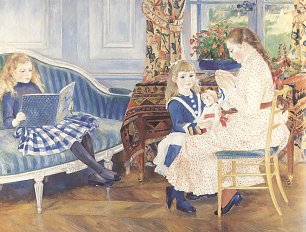 Auguste Renoir Kindernachmittag in Wargemont Wandbild