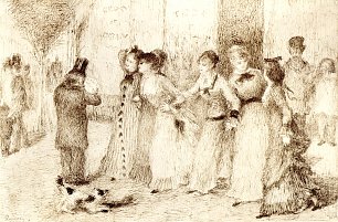 Auguste Renoir L Assommoir Wandbild