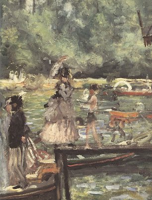 Auguste Renoir La Grenouillere Detail Wandbild