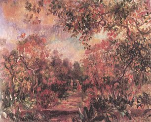 Auguste Renoir Landschaft bei Beaulieu Wandbild