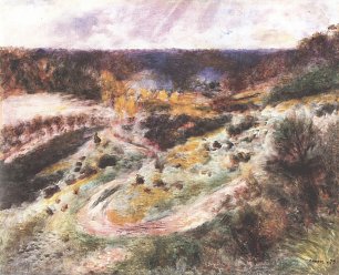 Auguste Renoir Landschaft bei Wargemont Wandbild