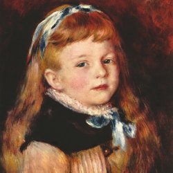 Auguste-Renoir-Madmoiselle-Grimprel-mit-blauem-Haarband