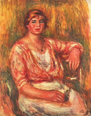 Auguste Renoir Melkerin Wandbild