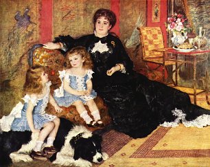 Auguste Renoir Portrait der Frau Charpentier und ihre Kinder Wandbild