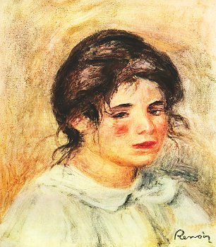 Auguste Renoir Portrait der Gabrielle Wandbild