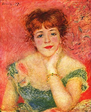 Auguste Renoir Portrait der Jeanne Samary Wandbild