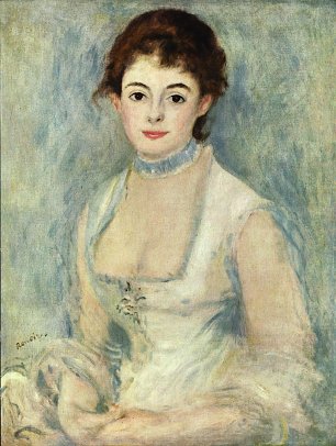 Auguste Renoir Portrait der Madame Henriot Wandbild