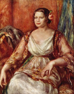Auguste Renoir Portrait der Tilla Durieux Wandbild