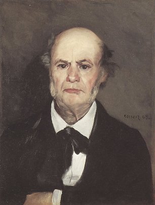 Auguste Renoir Portrait vom Vater des Kuenstlers Leonard Renoir Wandbild