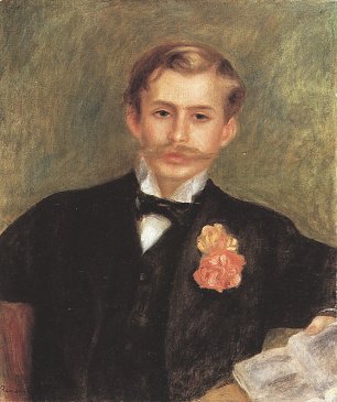 Auguste Renoir Portrait von Monsieur Germain Wandbild