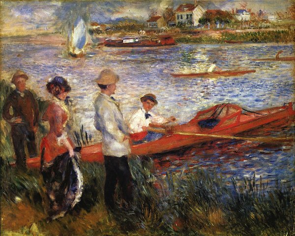 Auguste Renoir Ruderer von Chatou Wandbild