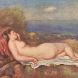 Auguste-Renoir-Schlafende-am-Meer