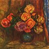 Auguste-Renoir-Stillleben-Rosen-vor-blauem-Vorhang