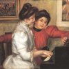 Auguste-Renoir-Yvonne-und-Christine-Lerolle-an-dem-Klavier