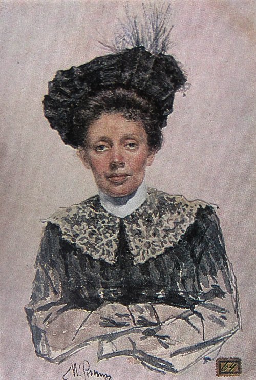Ilya Repin Portrait of a Woman Wandbild