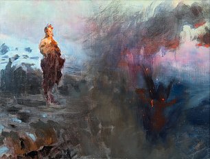 Ilya Repin Tempation of Christ Wandbild