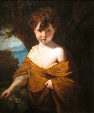 Joshua Reynolds Boy with Grapes Wandbild