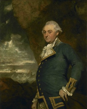 Joshua Reynolds Captain John Gell Wandbild