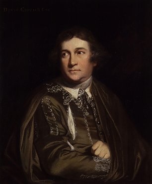Joshua Reynolds David Garrick as Kitely in Every Man in his Humour Wandbild