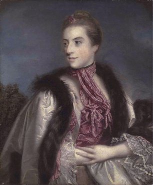 Joshua Reynolds Elizabeth Drax Countess of Berkeley Wandbild
