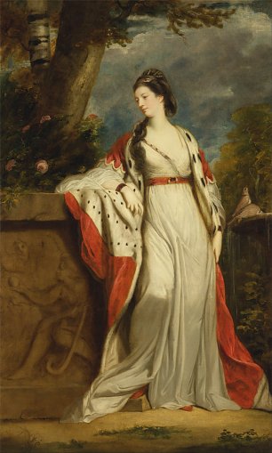 Joshua Reynolds Elizabeth Gunning Duchess of Hamilton and Argyll Wandbild