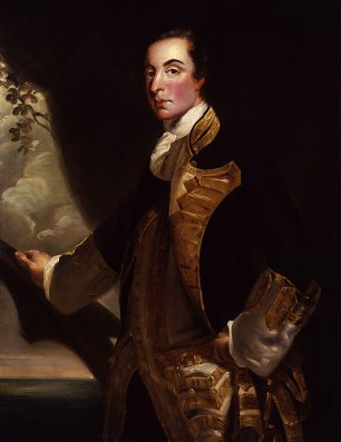 Joshua Reynolds George Bridges Rodney 1st Baron Rodney Wandbild