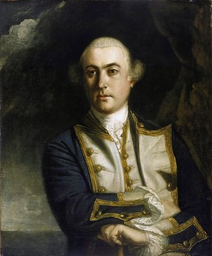 Joshua Reynolds John Byron Wandbild