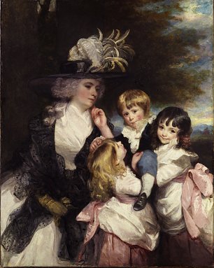Joshua Reynolds Lady Smith and children Wandbild