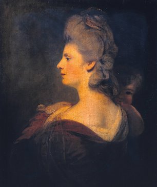 Joshua Reynolds Mrs Fox Wandbild