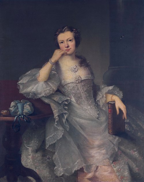Joshua Reynolds Portraet der Miss Bullock Wandbild