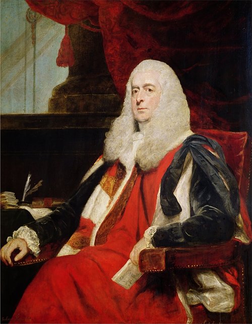 Joshua Reynolds Portraet des Alexander Wedderburn 1st Earl of Rosslyn Wandbild