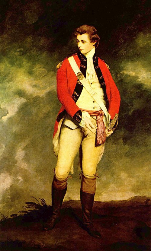 Joshua Reynolds Portraet des Colonel John Hayes St Leger Wandbild