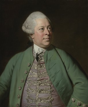 Joshua Reynolds Portrait of Edward Holden Cruttenden Director of the East India Company Wandbild
